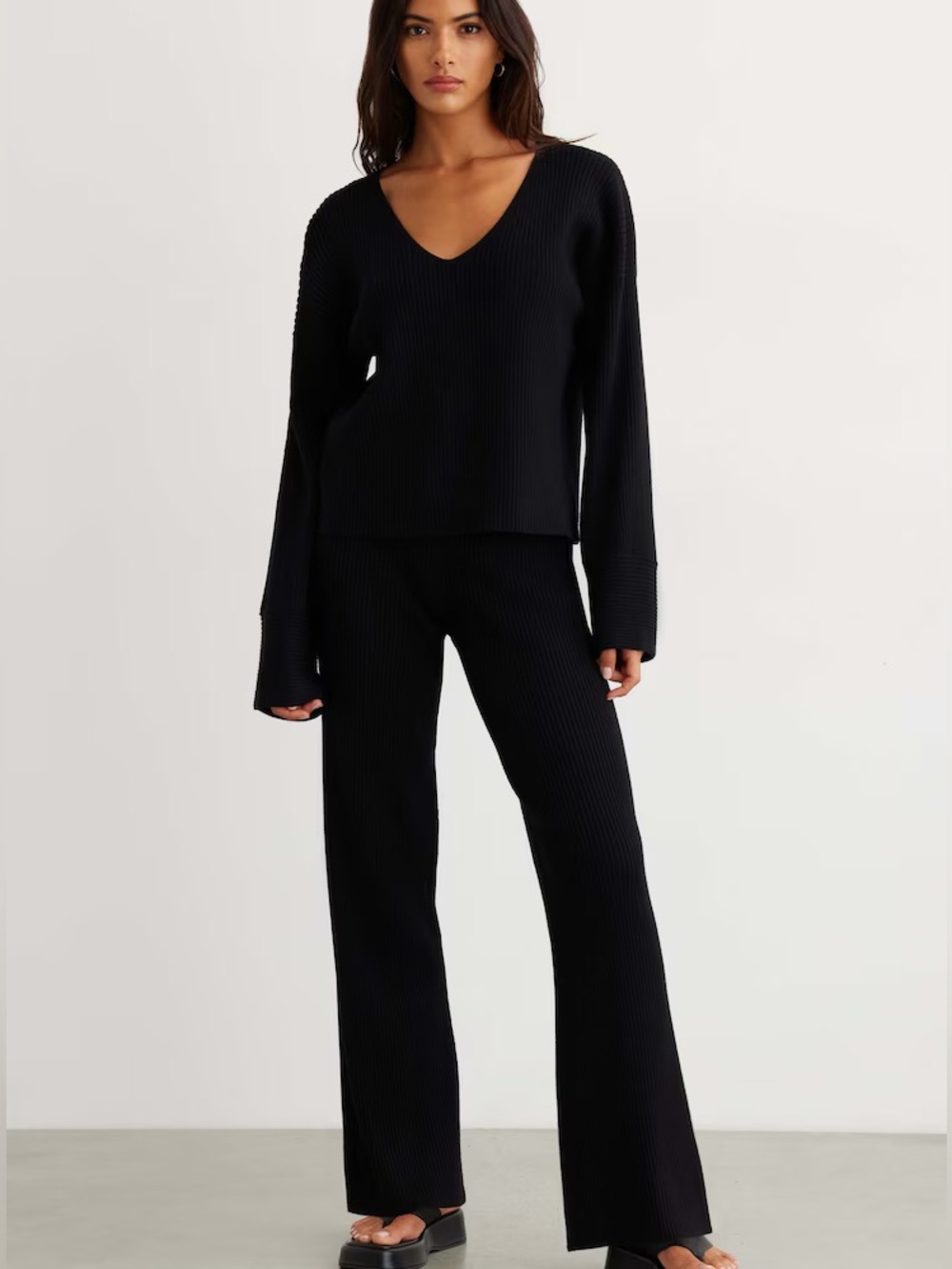Dynamite Wide Leg Knit Pants